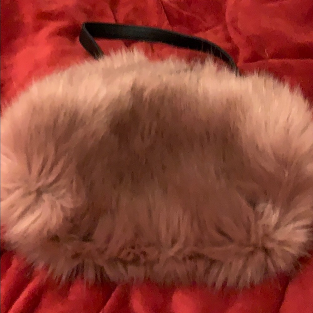 Faux fur mink 2 purpose crossbody /warmer bag new